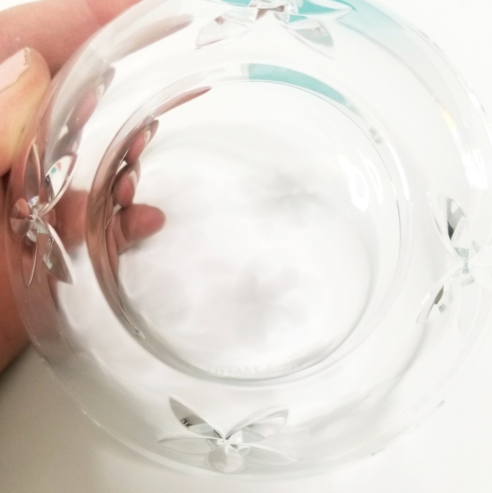 Tiffany & Co Fine Crystal Floral Bowl - Picture 3 of 5